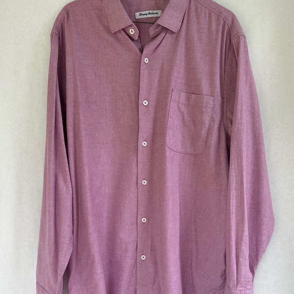 Tommy Bahama Red Casual Button Down Shirt - Picture 1 of 6